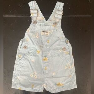 OshKosh B'gosh Blue Floral Kids Overalls